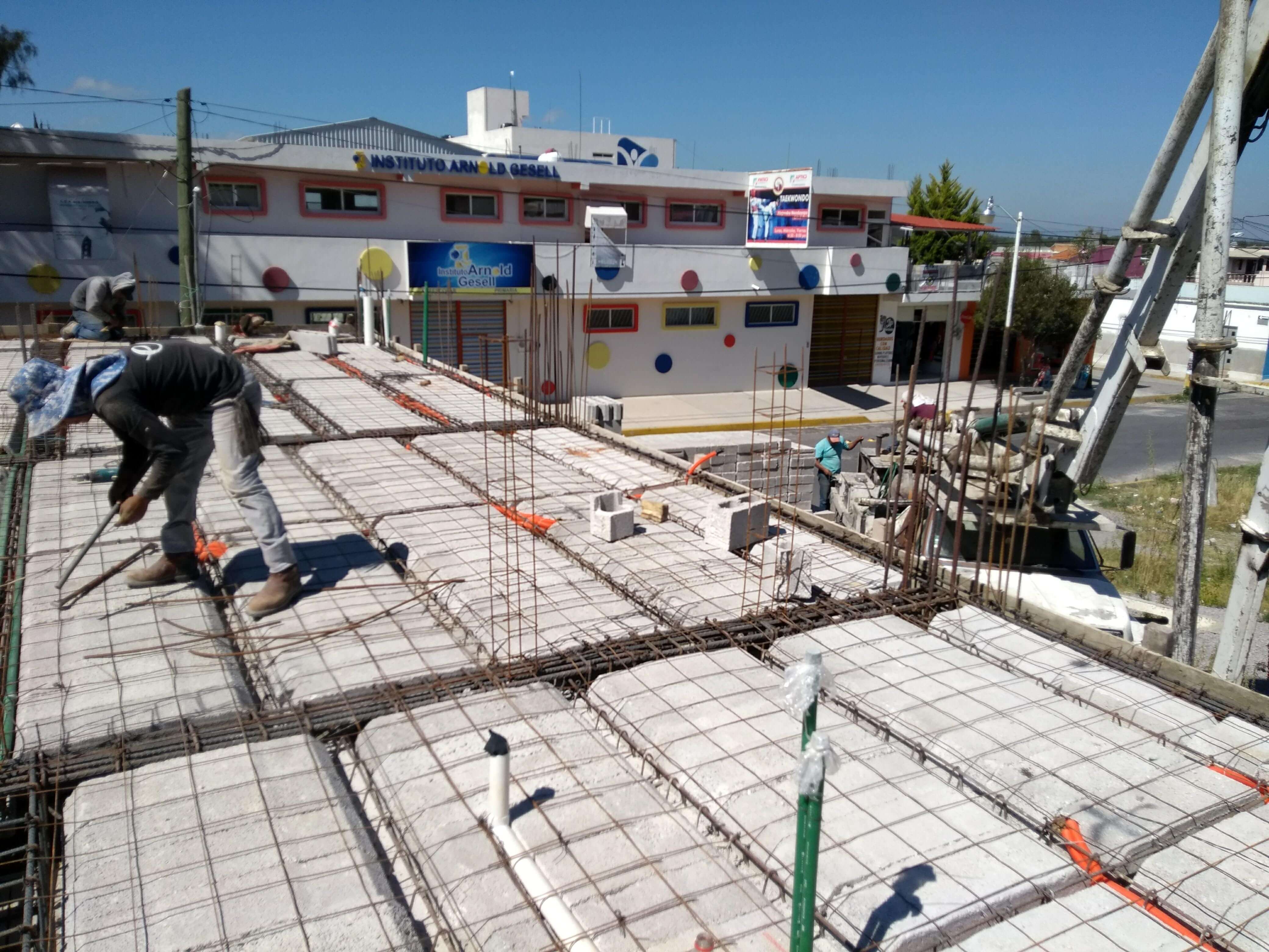 Elemento previo a colado en el Proyecto Julio